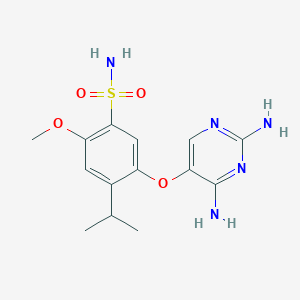 molecular formula C14H19N5O4S B1671419 Gefapixant CAS No. 1015787-98-0