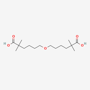molecular formula C16H30O5 B1671421 Gemcabene CAS No. 183293-82-5
