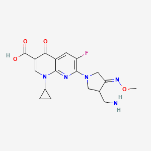 molecular formula C18H20FN5O4 B1671427 Gemifloxacin CAS No. 175463-14-6