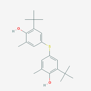 molecular formula C22H30O2S B167143 4,4'-Thiobis(2-tert-butyl-6-methylphenol) CAS No. 96-66-2