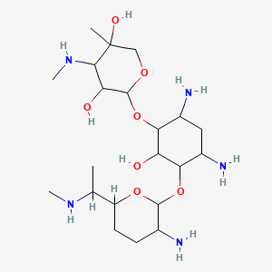 molecular formula C21H43N5O7 B1671437 Gentamicin CAS No. 1403-66-3