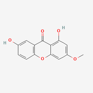 molecular formula C14H10O5 B1671442 Gentisin CAS No. 437-50-3