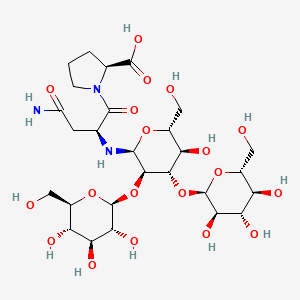 molecular formula C27H45N3O19 B1671458 Ggapga CAS No. 131088-79-4