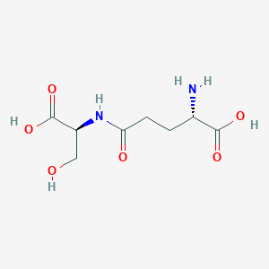 molecular formula C8H14N2O6 B1671461 L-Serine, L-gamma-glutamyl- CAS No. 5875-35-4