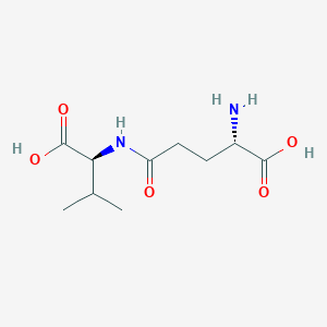 molecular formula C10H18N2O5 B1671462 γ-谷氨酰缬氨酸 CAS No. 2746-34-1