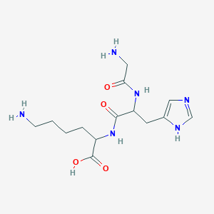 molecular formula C14H24N6O4 B1671467 (GHK)2Cu CAS No. 49557-75-7