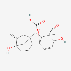 molecular formula C19H22O6 B1671473 Gibberellic Acid（GA3） CAS No. 77-06-5