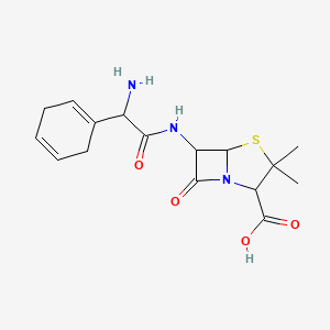 molecular formula C16H21N3O4S B1671483 Epicillin CAS No. 26774-90-3