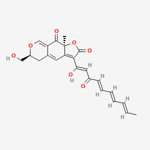 molecular formula C23H22O7 B1671485 Epicocconone CAS No. 371163-96-1