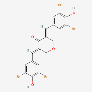molecular formula C19H12Br4O4 B1671490 Epigenetic Multiple Ligand CAS No. 1020399-52-3