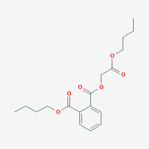 molecular formula C18H24O6 B167150 Butyl phthalyl butyl glycolate CAS No. 85-70-1
