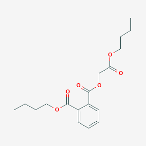 molecular formula C18H24O6 B167150 Butoxycarbonylmethyl butyl phthalate CAS No. 85-70-1