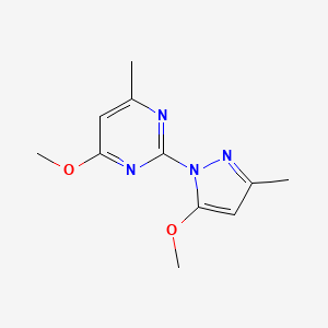 molecular formula C11H14N4O2 B1671503 Epirizole CAS No. 18694-40-1
