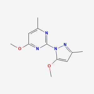 molecular formula C11H14N4O2 B1671503 Mepirizole CAS No. 18694-40-1