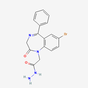 molecular formula C17H15BrN4O2 B1671507 Gidazepam CAS No. 129186-29-4