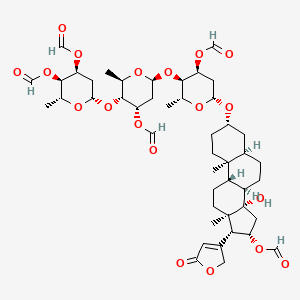 molecular formula C46H64O19 B1671532 Gitoformate CAS No. 10176-39-3