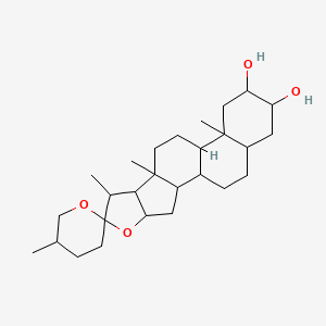 molecular formula C27H44O4 B1671533 吉托宁 CAS No. 511-96-6