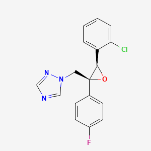 molecular formula C17H13ClFN3O B1671545 环氧康唑 CAS No. 133855-98-8