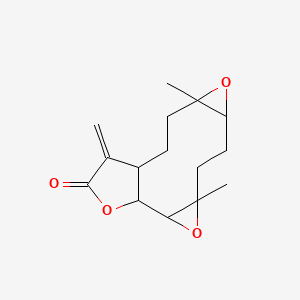 molecular formula C15H20O4 B1671547 Epoxyparthenolide CAS No. 77170-88-8