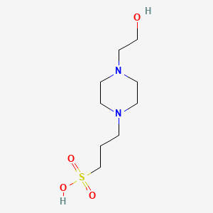molecular formula C9H20N2O4S B1671548 Hepps CAS No. 16052-06-5