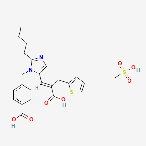 molecular formula C24H28N2O7S2 B1671556 Eprosartan Mesylate CAS No. 144143-96-4
