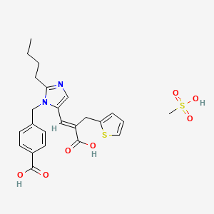 molecular formula C24H28N2O7S2 B1671556 Eprosartan mesylate CAS No. 144143-96-4
