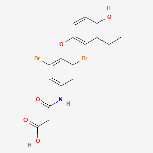 molecular formula C18H17Br2NO5 B1671557 Eprotirome CAS No. 355129-15-6