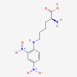 molecular formula C12H16N4O6 B1671559 Dinitrophenyl-lysine CAS No. 1094-76-4
