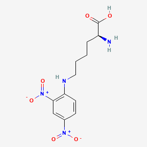 molecular formula C12H16N4O6 B1671559 epsilon-Dinitrophenyllysine CAS No. 1094-76-4