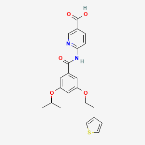 molecular formula C22H22N2O5S B1671568 Glucokinase activator 6 
