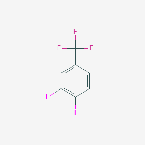 molecular formula C7H3F3I2 B167157 3,4-Diiodobenzotrifluoride CAS No. 130656-70-1