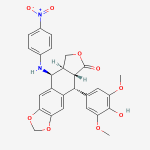molecular formula C27H24N2O9 B1671571 Unii-0I81858vsz CAS No. 127882-73-9