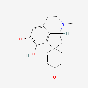 molecular formula C18H19NO3 B1671578 Glaziovine CAS No. 17127-48-9