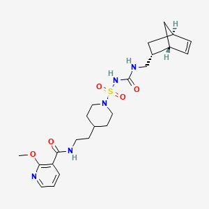 molecular formula C23H33N5O5S B1671581 Gliamilide CAS No. 51876-98-3