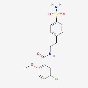 molecular formula C16H17ClN2O4S B1671582 NLRP3i CAS No. 16673-34-0