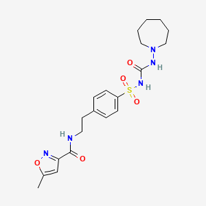 molecular formula C20H27N5O5S B1671593 格列齐特 CAS No. 25046-79-1