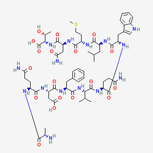 molecular formula C61H89N15O18S B1671599 Glucagon (19-29) CAS No. 64790-15-4