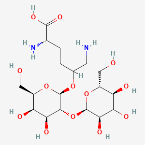 molecular formula C18H34N2O13 B1671603 Glucosylgalactosyl hydroxylysine CAS No. 32448-35-4