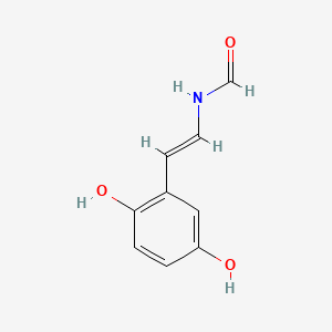 molecular formula C9H9NO3 B1671608 Erbstatin CAS No. 100827-28-9