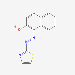 B1671614 1-(2-Thiazolylazo)-2-naphthol CAS No. 1147-56-4