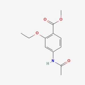 molecular formula C12H15NO4 B1671619 Ethopabate CAS No. 59-06-3