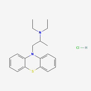 molecular formula C19H25ClN2S B1671621 Ethopropazine hydrochloride CAS No. 1094-08-2