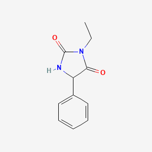 molecular formula C11H12N2O2 B1671623 Ethotoin CAS No. 86-35-1