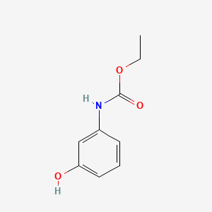 molecular formula C9H11NO3 B1671633 Ethyl (3-hydroxyphenyl)carbamate CAS No. 7159-96-8
