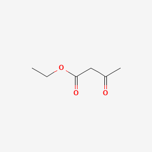 molecular formula C6H10O3<br>CH3COCH2COOC2H5<br>C6H10O3 B1671637 Ethyl acetoacetate CAS No. 141-97-9