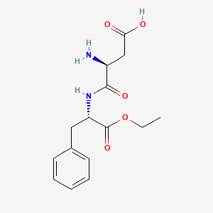 molecular formula C15H20N2O5 B1671639 Ethyl aspartylphenylalaninate CAS No. 22839-83-4