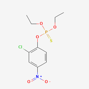 molecular formula C10H13ClNO5PS B1671642 Ethyl dicapthon CAS No. 6012-87-9
