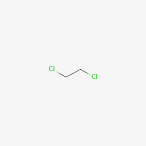 molecular formula ClCH2CH2Cl<br>C2H4Cl2<br>C2H4Cl2 B1671644 1,2-二氯乙烷 CAS No. 107-06-2