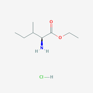 molecular formula C8H18ClNO2 B1671650 ethyl L-isoleucinate hydrochloride CAS No. 56782-52-6
