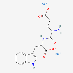 molecular formula C16H17N3Na2O5 B1671654 Glufanide Disodium CAS No. 237068-57-4